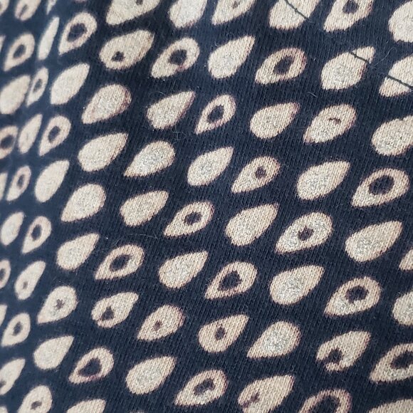 NWT Passion Lilie Indra Sweater Top L Blue Teardrop Organic Cotton - Picture 6 of 10